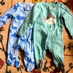 Newborn shark carters onesise